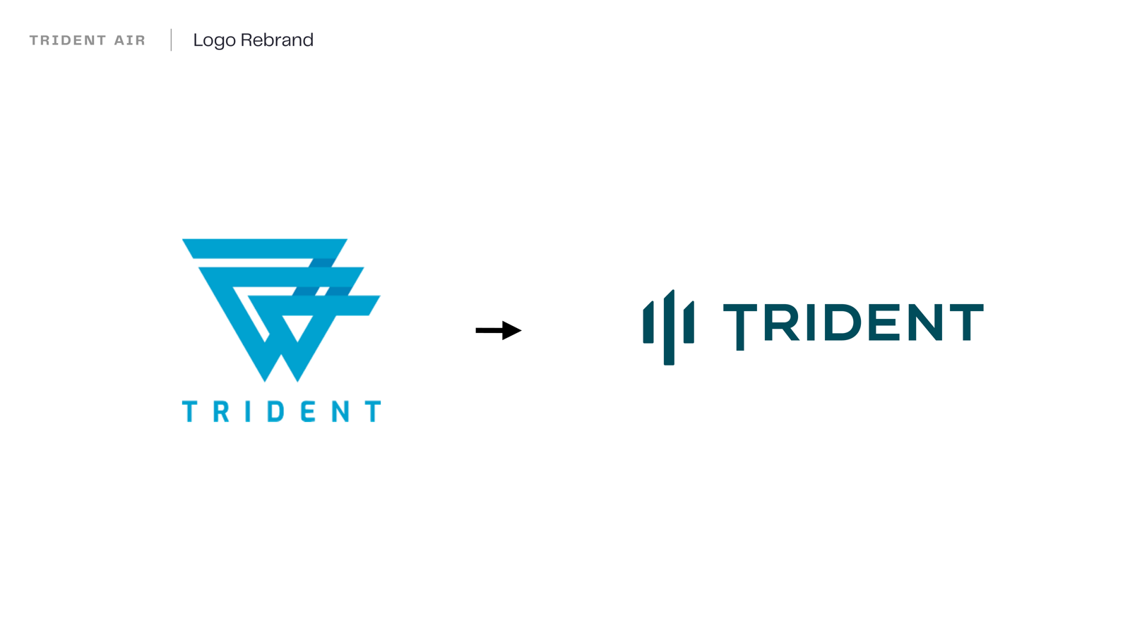 Trident rebrand comparison